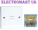 TELEPHONE SOCKET BT SLAVE EXTENSION FLUSH EASY FIT SCREW TERMINALS
