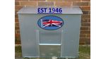 250 KG COAL BUNKER - GALVANISED STEEL RUST & RODENT PROOF.FIRE,WOOD,COAL 