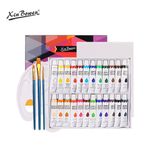 30PCS Acrylic Paint Set with Paintbrushes, 2 Canvas & Palette – Complete Art Kit