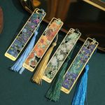 Metal Art Bookmark Tassel Van Gogh Monet Birthday Valentine’s Gift Book Reader