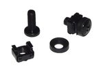100 PACK Of M6 BLACK Cage Nut Sets (100x Cagenuts 100x Bolts 100x Washers)