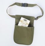 Double Pocket shotgun shooting Cartridge Pouch WITH 54" BELT  choose blue/green 