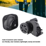 1 Pair Black Luggage Suitcase Caster Universal Wheel Nylon For Repair HE