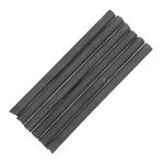 Set of 6 Reusable Graphite Rods for Melting Stirring and Casting Dark Grey