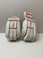 Vintage Red Stripe International Cricket Gloves - Mike Watkinson