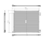 DRIVETEC CON0002 Condenser Fits Nissan Qashqai X-Trail Renault Austral Espace
