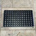 Plastic Modular 104 cell Plug Plant Seed Trays with Drainage Holes x 5 USED