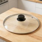 Glass Lids Saucepan Wok Frying Pan Lid 16 18 20 22 24 26 28 30 32 34 36 40cm