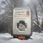 2020 Silver Snowman Colourised 50p NGC PF70 Ultra Cameo Grade Royal Mint | Lot 6