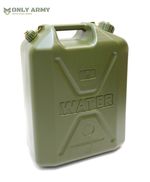 NEW British Army 20L Litre WATER Jerry Can Fuel Can Hardened Plastic Container
