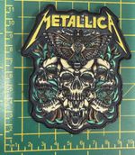 Metallica Moth Into Flame Woven Sew Or Iron On Patch Officially Licensed