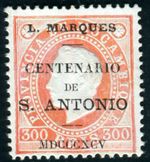 LOURENCO MARQUES 1895 22 Ungummed IMPECCABLE SAINT ANTONY (I2479