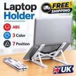 Portable Laptop Stand Adjustable Non-Slip Foldable Riser Holder for Laptops