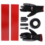 6x Press Accessory Kit for 50T Hydraulic Shop Press with Carbon Steel Components