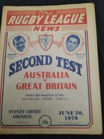 AUSTRALIA V GREAT BRITAIN 2ND TEST MATCH @ SYDNEY 20th JUNE 1970 ASHES