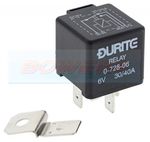 DURITE 0-728-06 6V Volt 30/40A AMP 5 Pin Change Over Mini Relay With Bracket