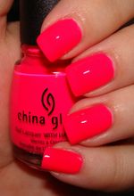 China Glaze  POOL PARTY Neon Nail Varnish! **PERFECT FOR CHRISTMAS**