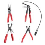 4pcs Hose Clamp Pliers Spring Clips Include Different Hose Clamp Tools