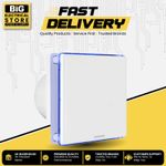 Airmaster 100mm  4 Inch Bathroom Extractor Timer Fan White LED Stylish Designer