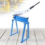 500mm Sheet Metal Guillotine Shear 16 Gauge 1.5mm Plate Cutter w/ Stand 20'' Bed