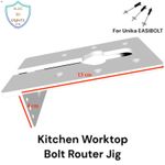 Kitchen Worktop Bolt Router Jig - Perfect Joinery with Alec 3D Prints