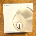 Level Lock+ Satin Nickel Keyed Entry Smart Deadbolt, Matter Apple/Google/Alexa
