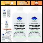 Pure 3% Food Grade Hydrogen Peroxide - Unstabilized, Additive Free - 500ml (2 Pa