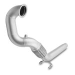 DIRENZA 3" CERAMIC COATED EXHAUST DECAT DOWNPIPE FOR VW VOLKSWAGEN GOLF MK7 GTI