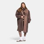 OHS Drying Changing Robe Sherpa Lined Water Resistant Oversize Coat Adults Kids