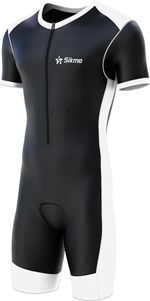 Mens Triathlon suit  CYCLING TRISUIT  TOP SHORT SMALL-XXL SIKMA PADDED SKINSUIT