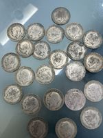 Silver Half Crown Coins 1920-1946 George V British Pre-Decimal
