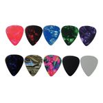 Pack of 100Pcs Medium 0.71mm Celluloid 351 Shape Guitar Picks Plectrums