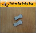  John Guest Speedfit 3/8" to 3/16" Pipe Beer Line Reducer. JG Push Fit Connector