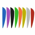 50x 2.5"/3"/4"/5" Archery Plastic Vanes Arrow Feathers Rubber Fletches Fletching
