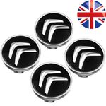 4x Citroen Alloy Wheel Hub Centre Cap 60mm 3D Caps Fits C1 C3 C4 DS3 New Style