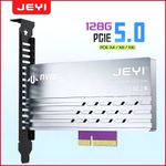 JEYI PCIe 5.0 NVMe M.2 Adapter Card Gen5 SSD 128Gbps x4/x8/x16 + Heatsink 2280