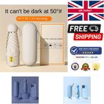 Portable Umbrella - Anti-UV Mini Umbrella for Sun and Rain - Black Coating