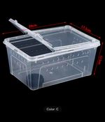 Hinged Lid Hatchling Tubs for Snakes Gecko or Inverts 26cm x 17.5cm x 12.5cm Fre