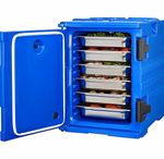 VEVOR Insulated Food Pan Carrier 90L 95Qt Blue Hot Box BW 90S Catering heat box 