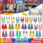 400PCS Car Blade Fuse Assortment Assorted Kit Blade Set Auto Truck Automotive uk