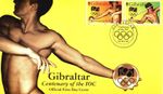 Gibraltar 1994 Centenary of IOC  Stamps FDC Olympic Rings First Day Cover