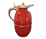 Peacock Thermos Water Pitcher Pot Showa Retro Pop Floral Vintage Antique Japan