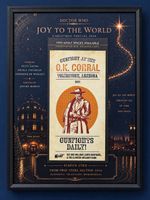 🔥Original Doctor Who Screen Used Prop Joy To The World Time Hotel Brochure!!!!