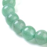 Green Aventurine Gemstone Round Beads - Natural Crystals - 6mm Dia - 1 Strand