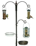 NEW TRADITIONAL BIRD FEEDING FEEDER FEED STATION WATER BATH SEED TRAY HANGING