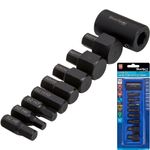 BlueSpot 9pc Impact Hex Bit Set 6 to 19 mm 1/2" Drive Allen Key Garage Tool Kit