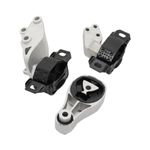3pcs Engine Mount Assembly for Smart Fortwo 2008-2015 w Transmission Mount