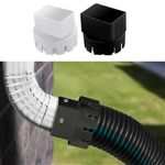Downspout Adapter, Guttering & Down Pipe Easy Installment Gutter Drain Adapter