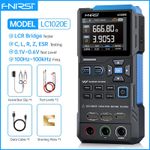 FNIRSI LC1020E Handheld Digital Bridge LCR ESR Meter Capacitor 100mF Auto range