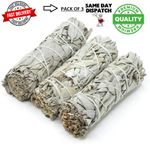 White Sage Smudge Sticks 3 Pack Ethically Sourced Sage